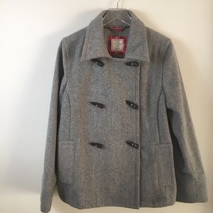 Women’s Old Navy Wool Peacoat Gray XL